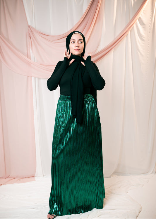 SEWAR Skirt In Emerald Green