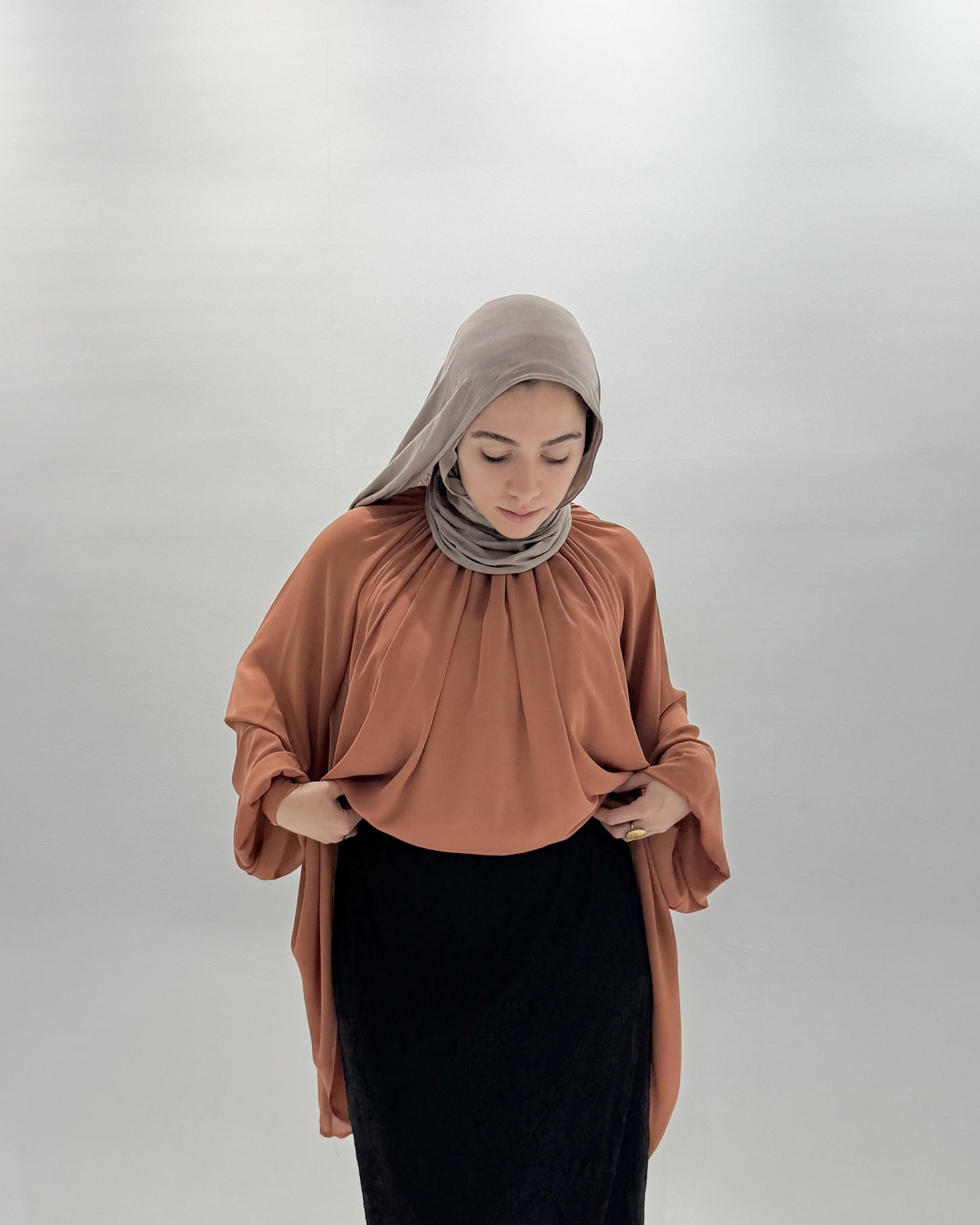 ALYA blouse in dusty rose