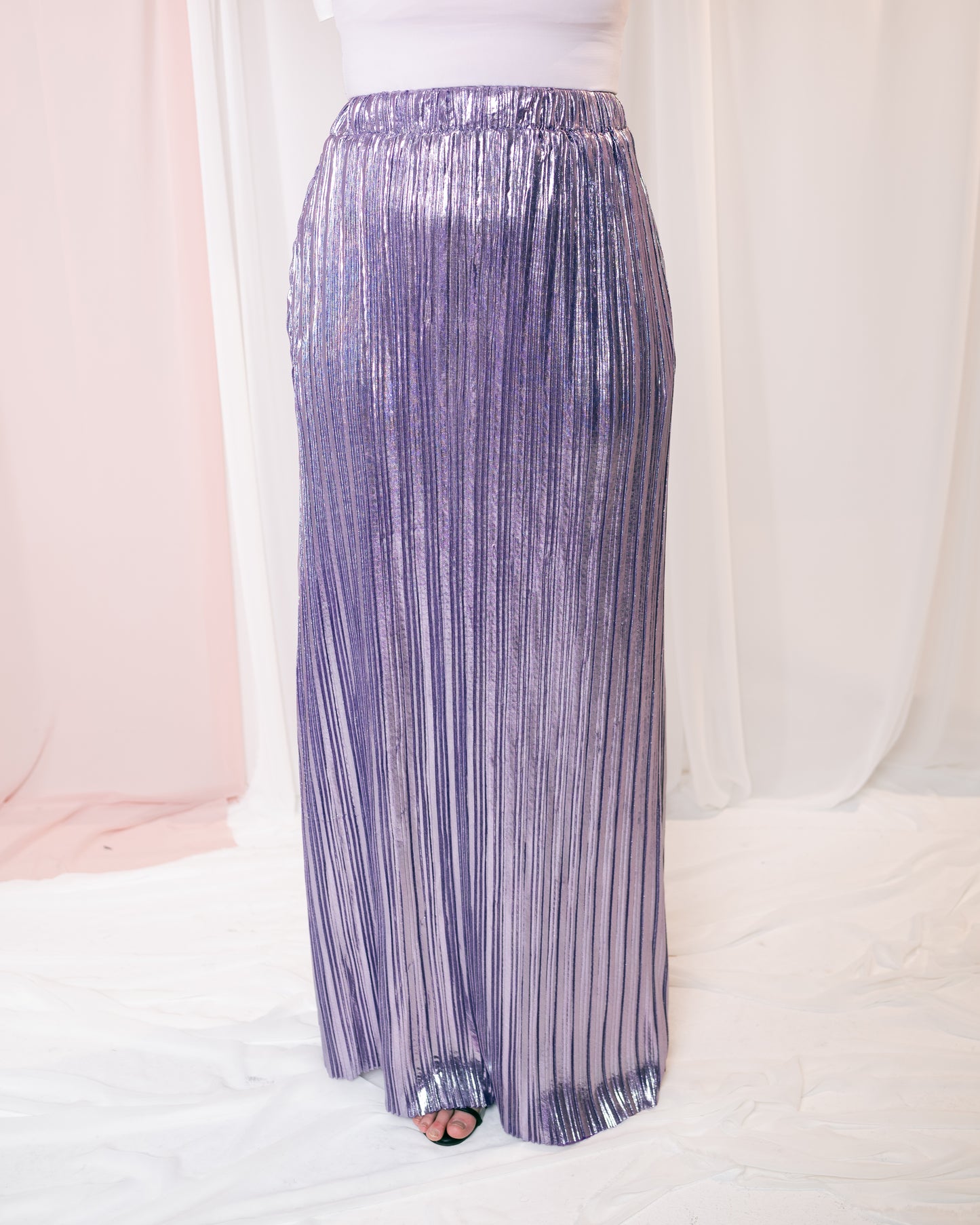 SEWAR Skirt In Lilac Metallic