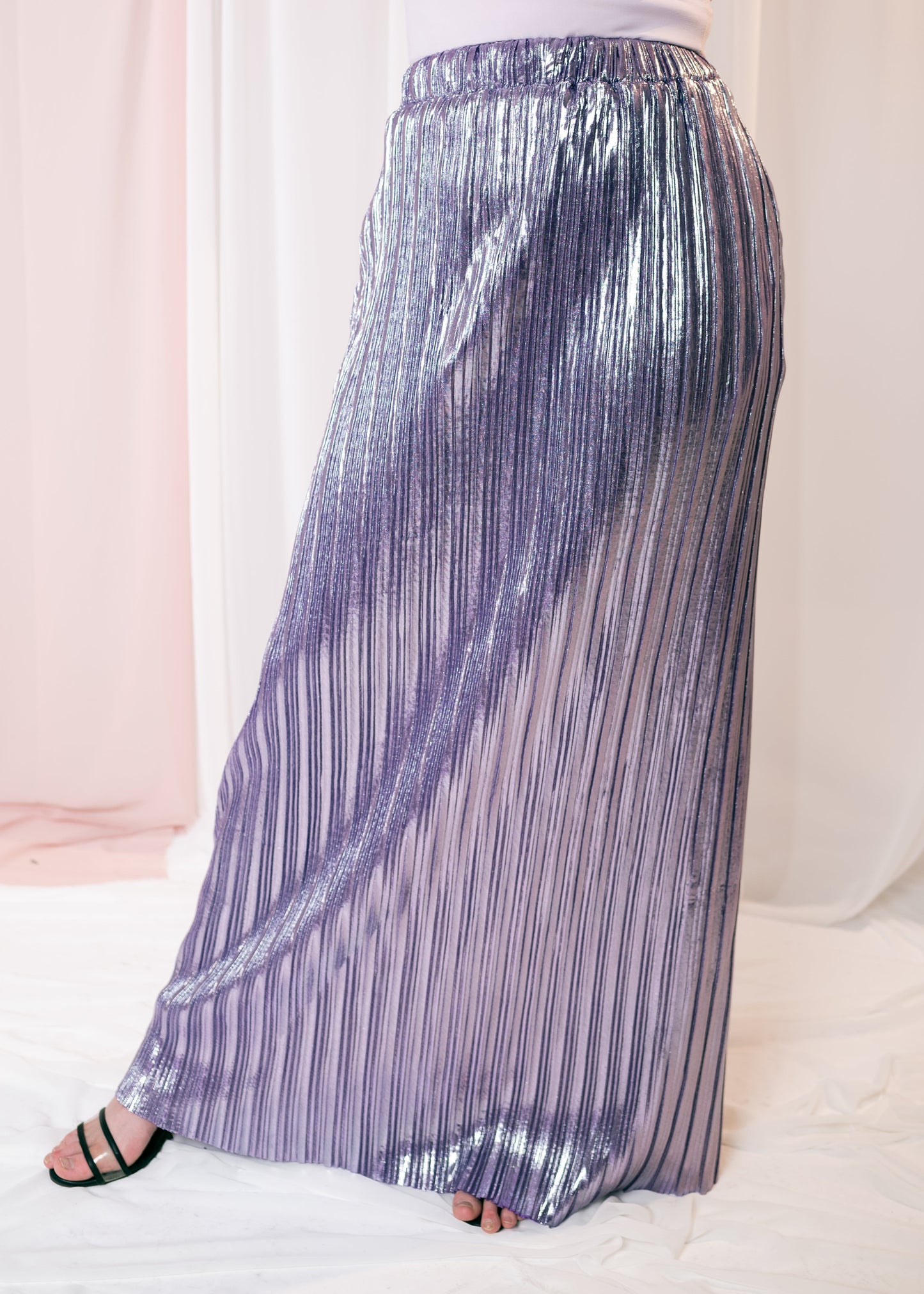 SEWAR Skirt In Lilac Metallic