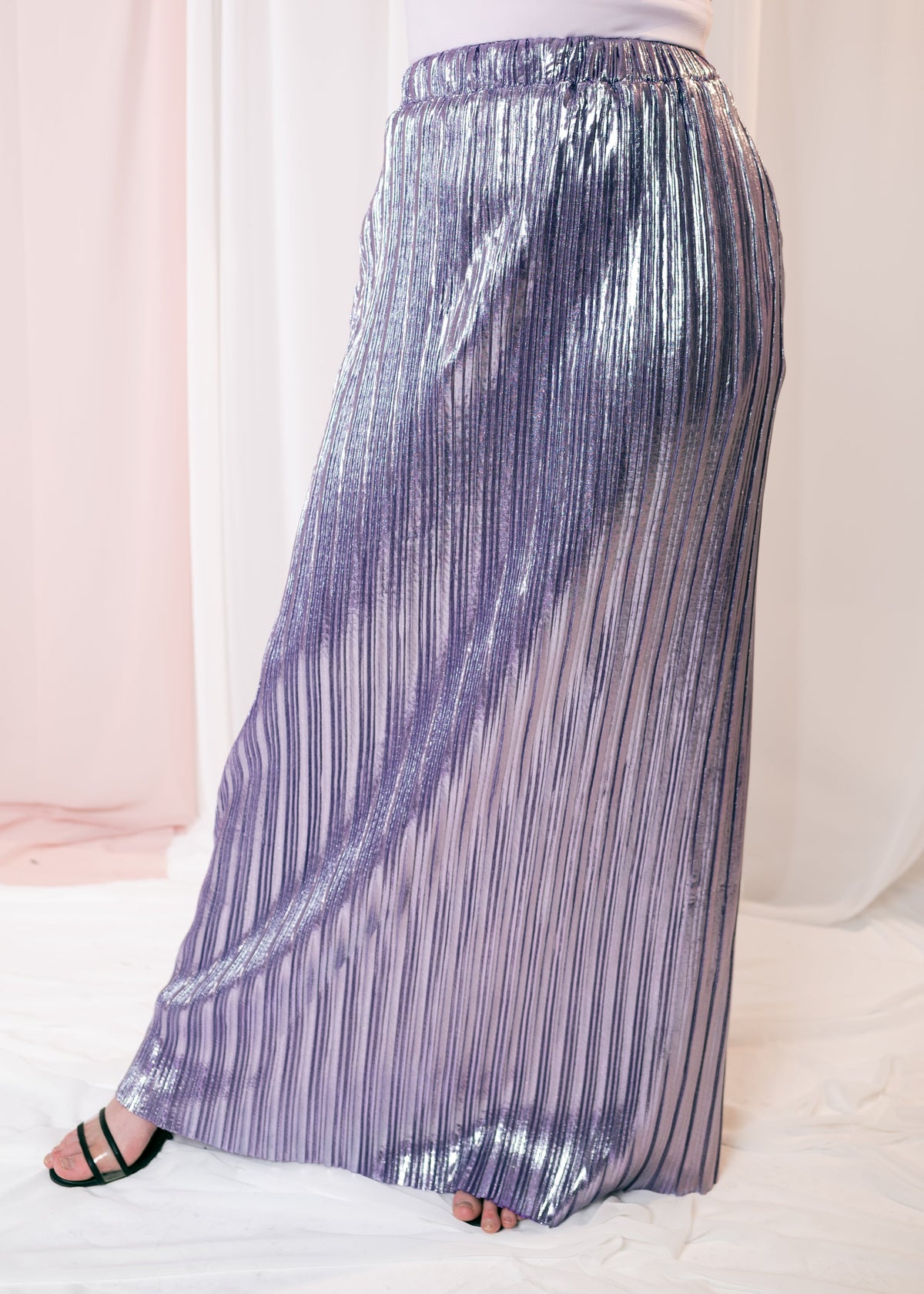 SEWAR Skirt In Lilac Metallic