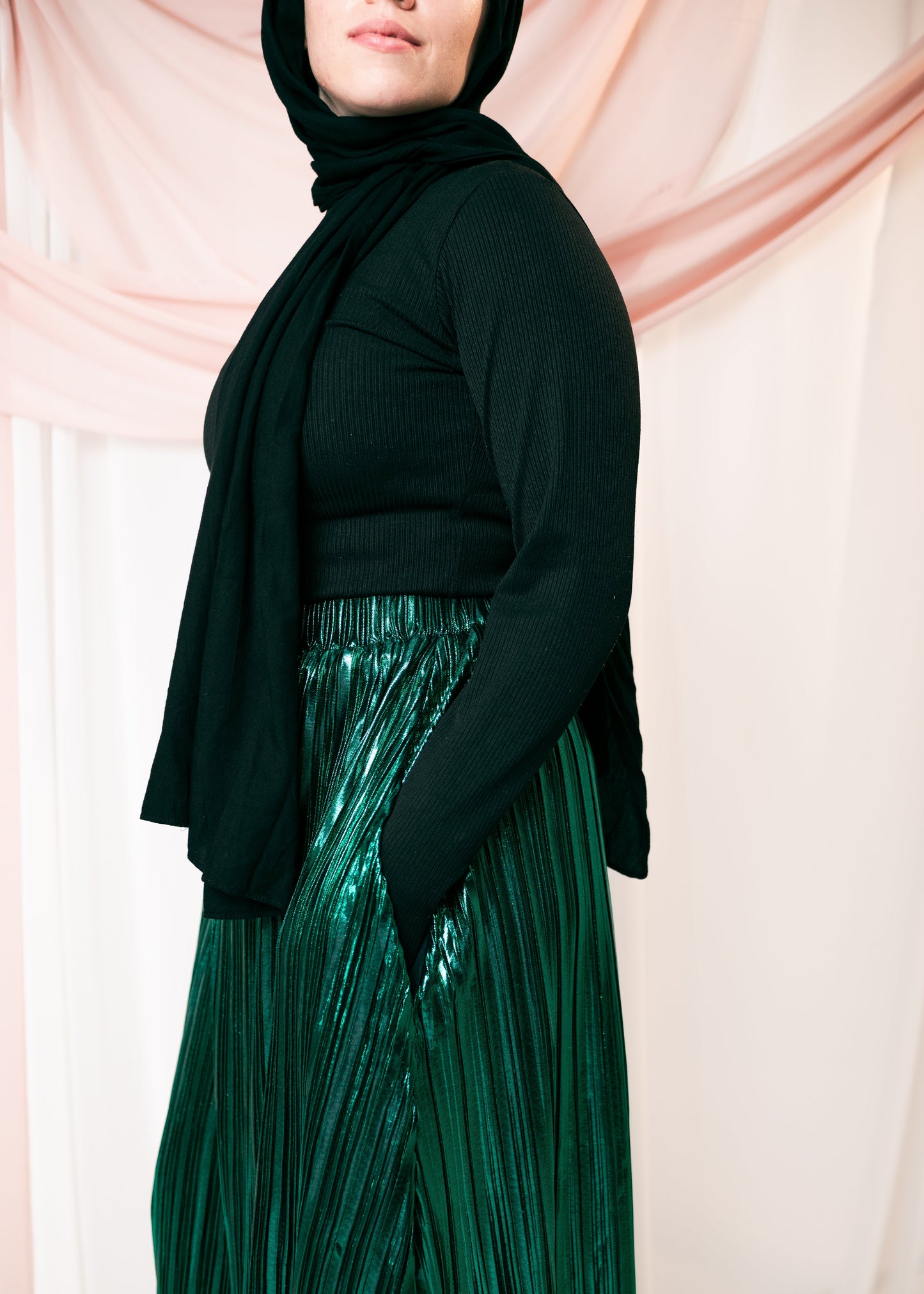 SEWAR Skirt In Emerald Green