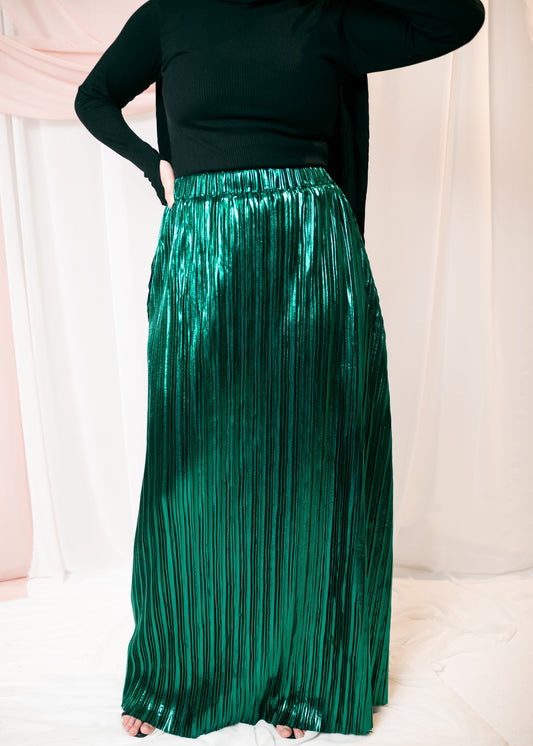 SEWAR Skirt In Emerald Green