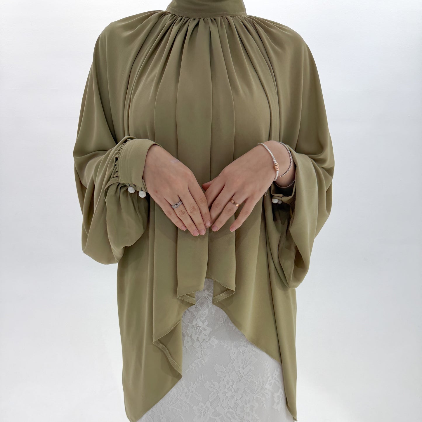 ALYA Blouse in mint green