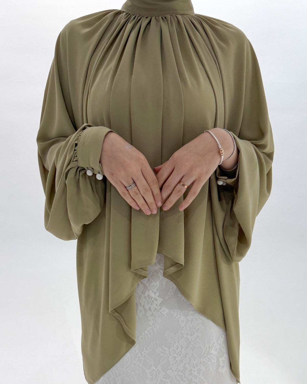ALYA Blouse in mint green