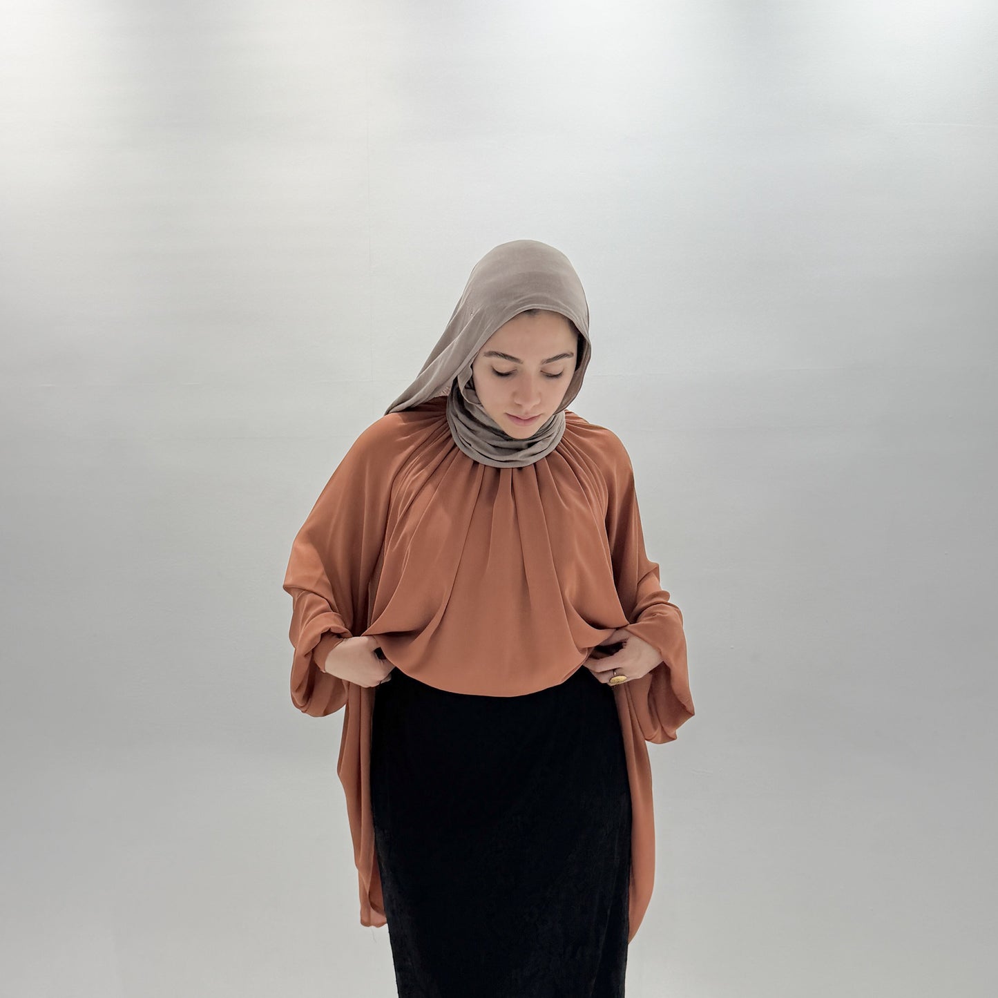 ALYA blouse in dusty rose