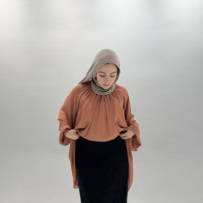 ALYA blouse in dusty rose